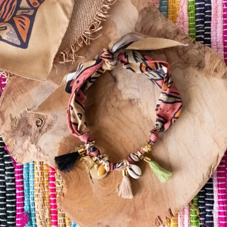 Bandana marron bijoux